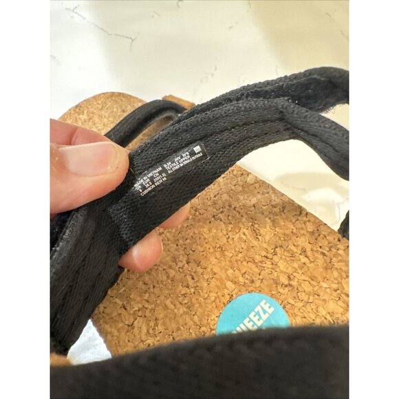 Reef Rem Hi Womens Platform Sandals Sz 8 Black Adjustable Straps Cork - MINT - Picture 14 of 14